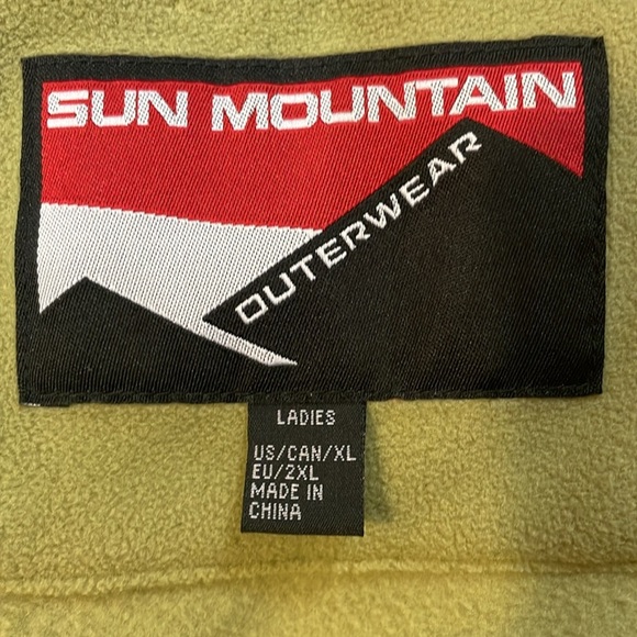 Sun Mountain Outerwear Women’s XL Argyle Diamond Print Fleece Full Zip Jacket - Picture 7 of 7